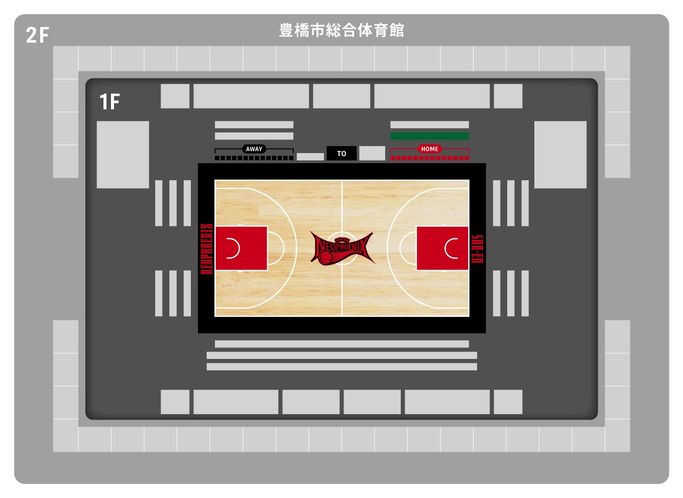 豊橋会場 behind_bench_1st 座席図