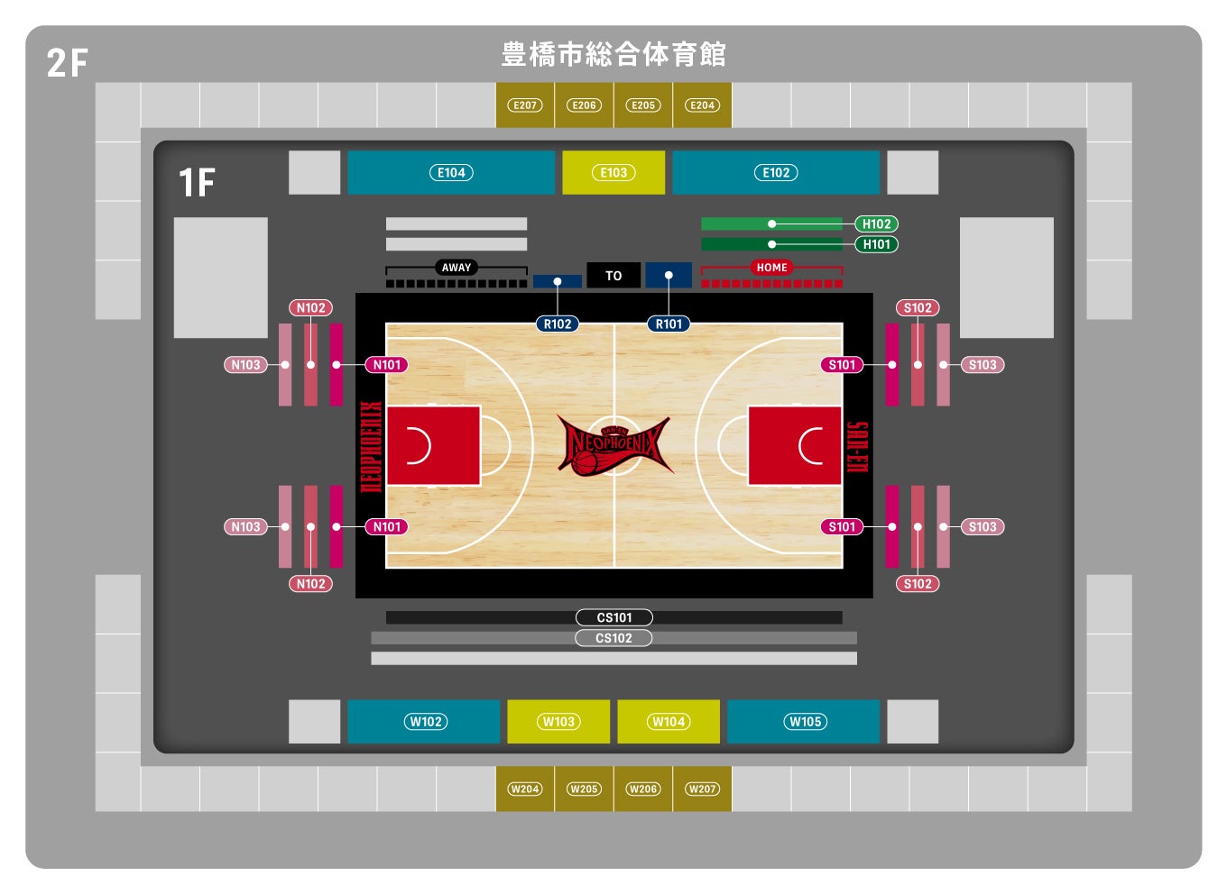 豊橋会場　座席図