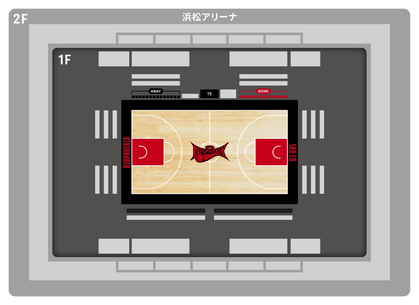 浜松会場 court_side_1st 座席図