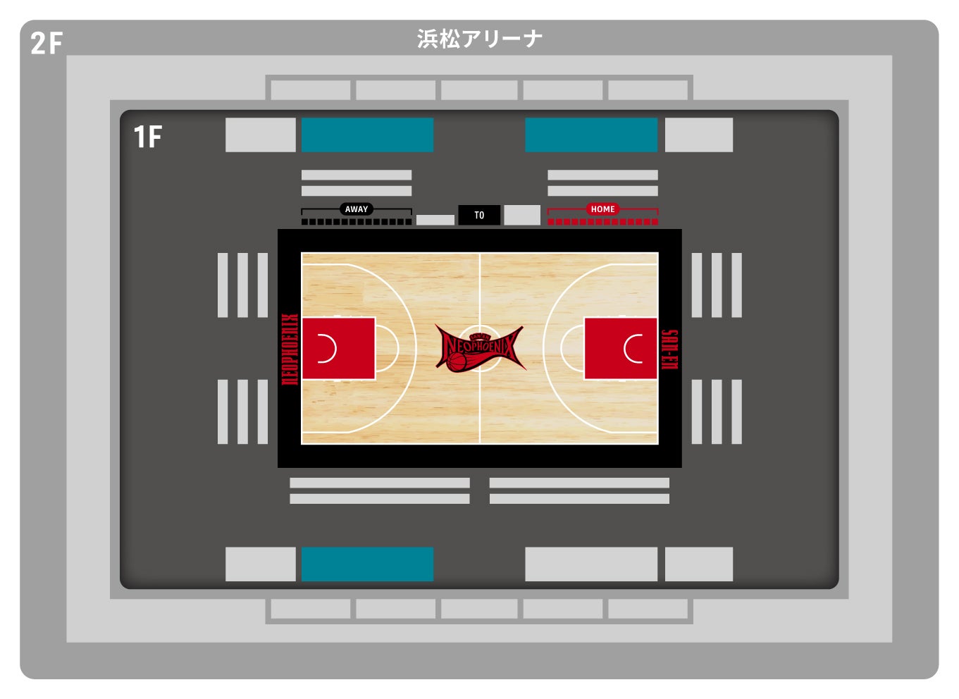 浜松会場 1st_stand_a 座席図