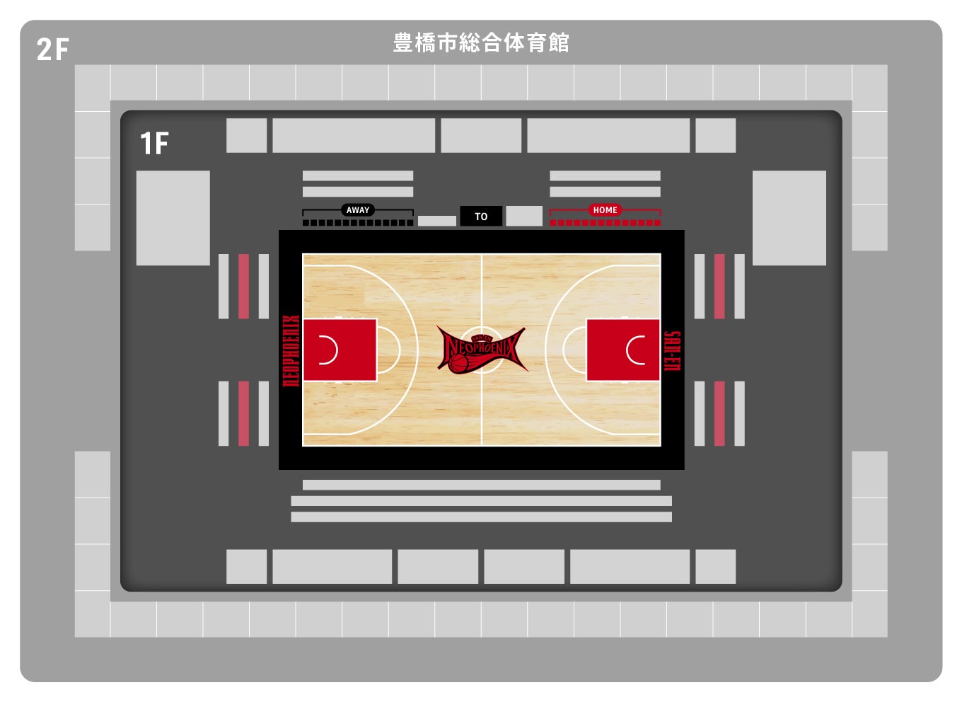 豊橋会場 arena_2nd 座席図