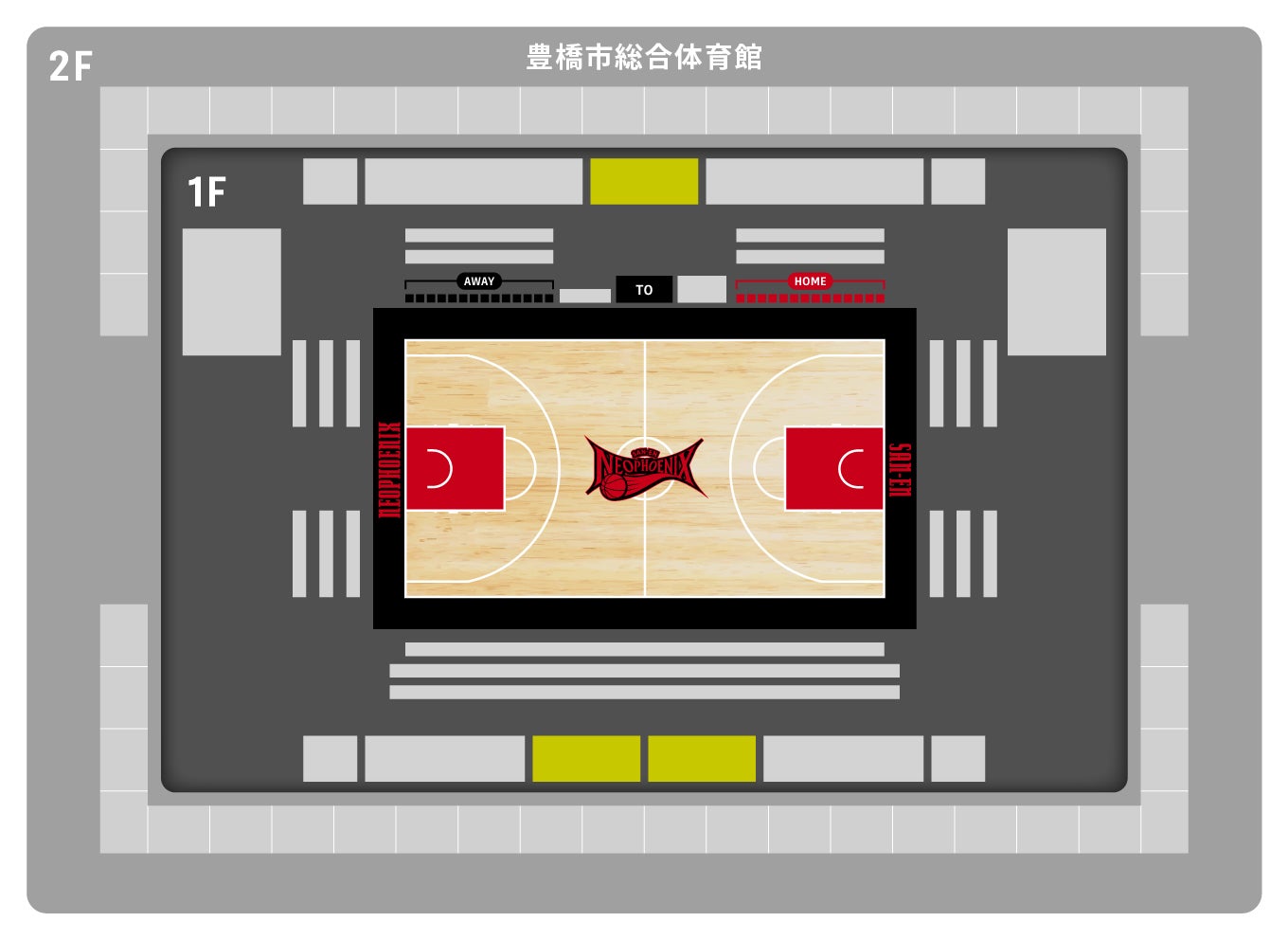 豊橋会場 1st_stand_center 座席図