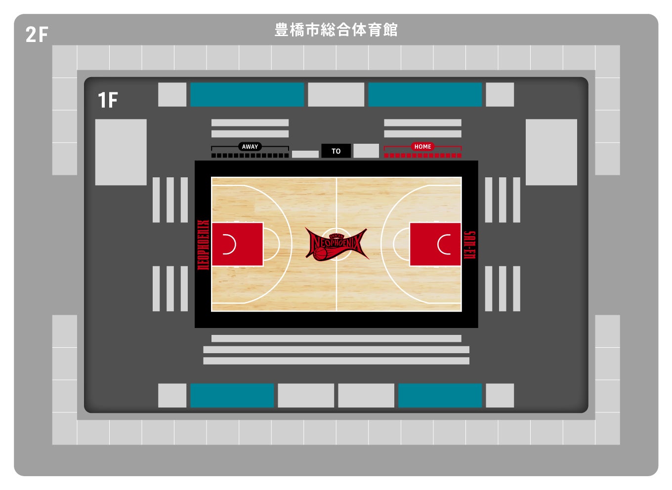 豊橋会場 1st_stand_a 座席図
