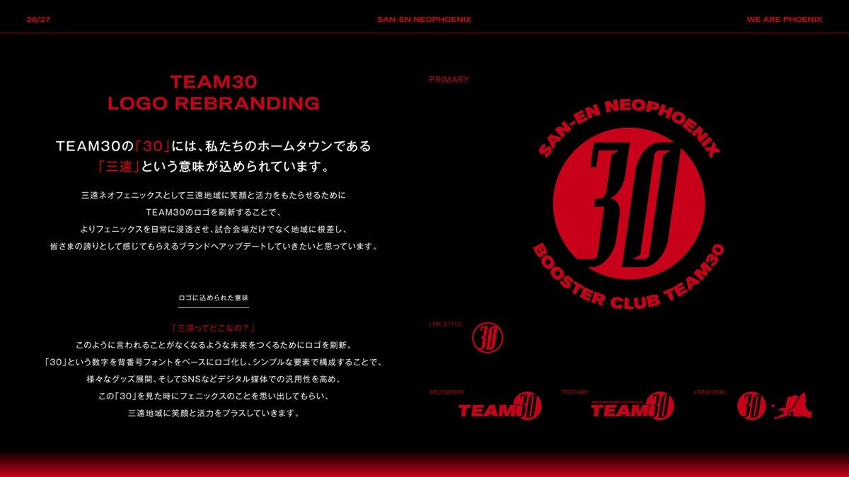 5/19追記 2026-27シーズン ブースタークラブ TEAM30 概要決定の